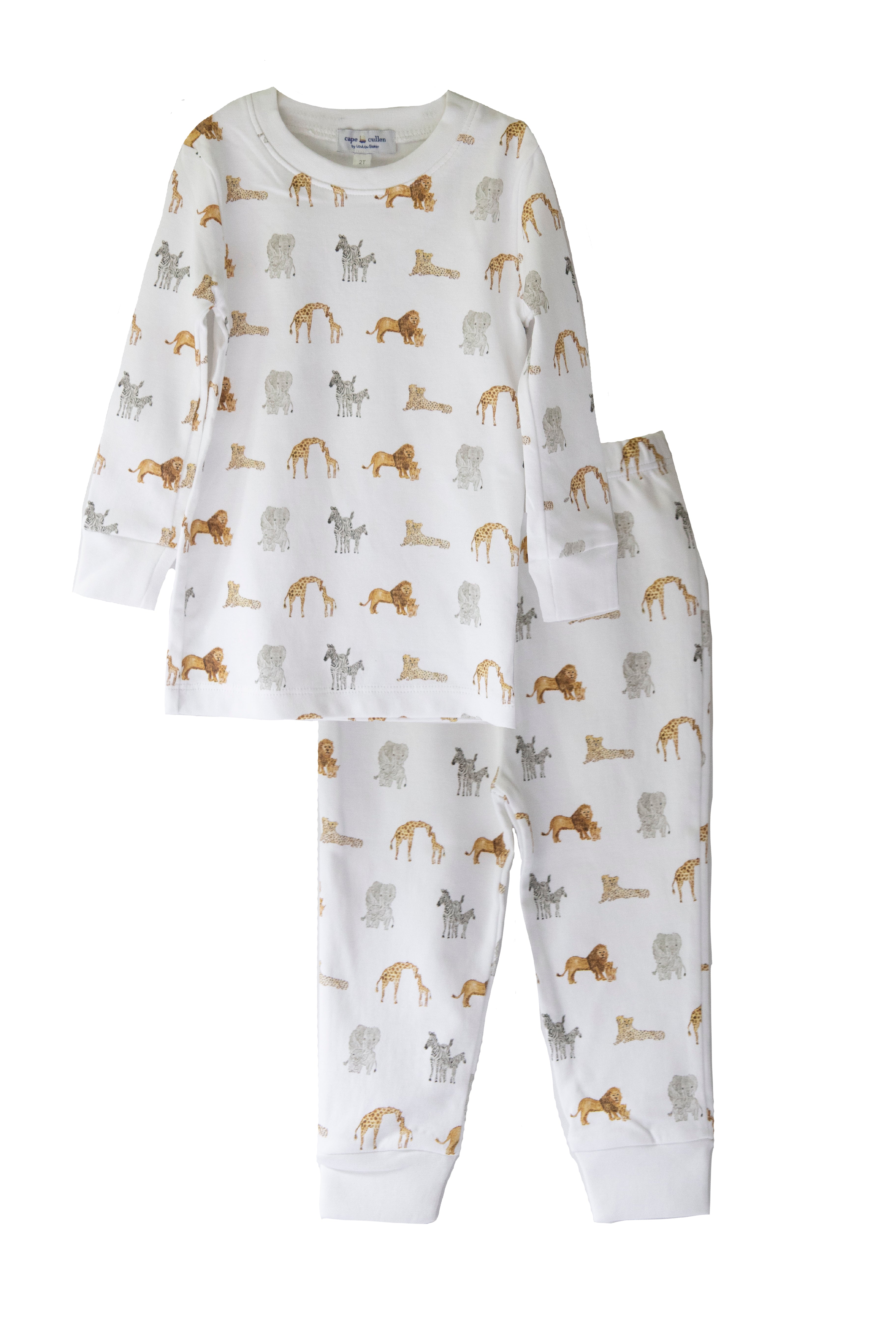 Safari  Pima Two Piece Pajama Set