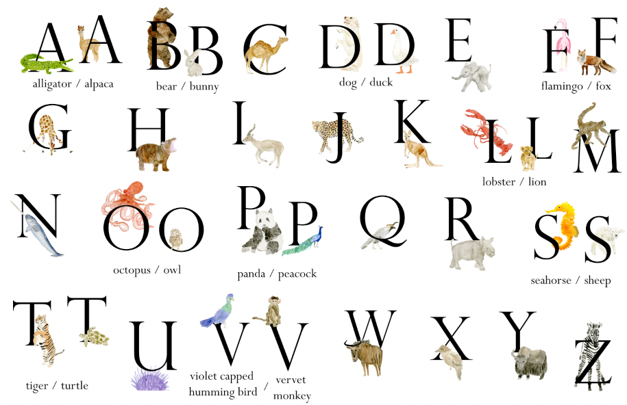 Animal Letter Stationery Set