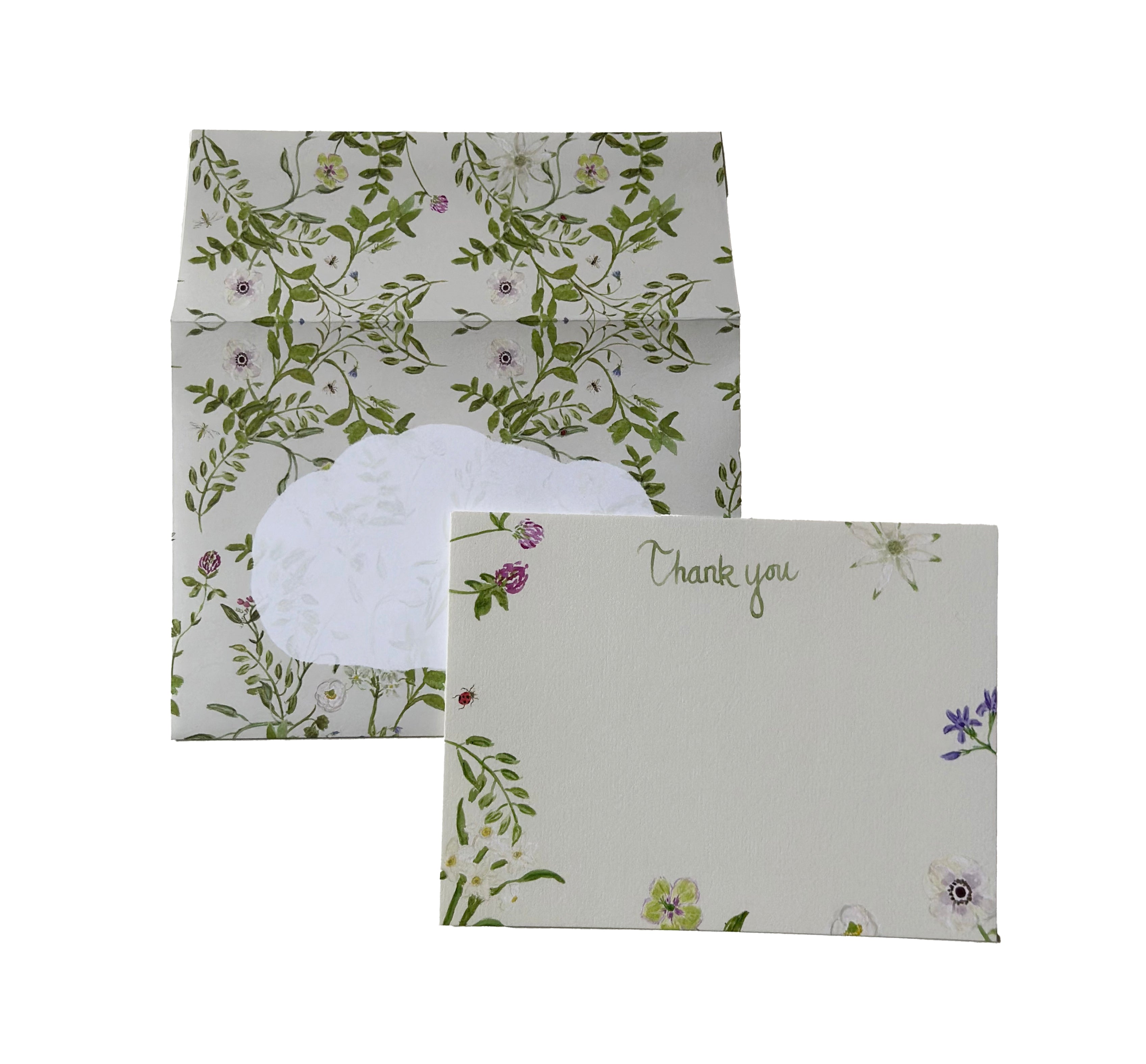 Floral Thank You Notes