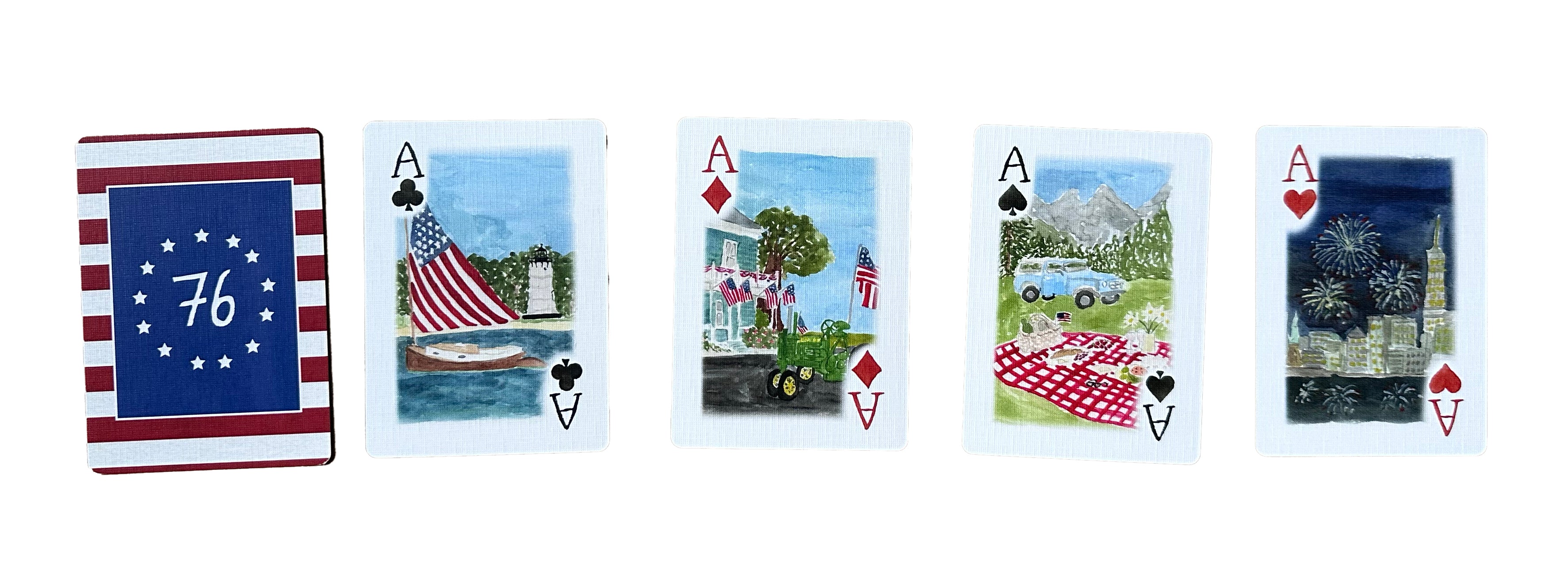 Fourth of July Playing Cards