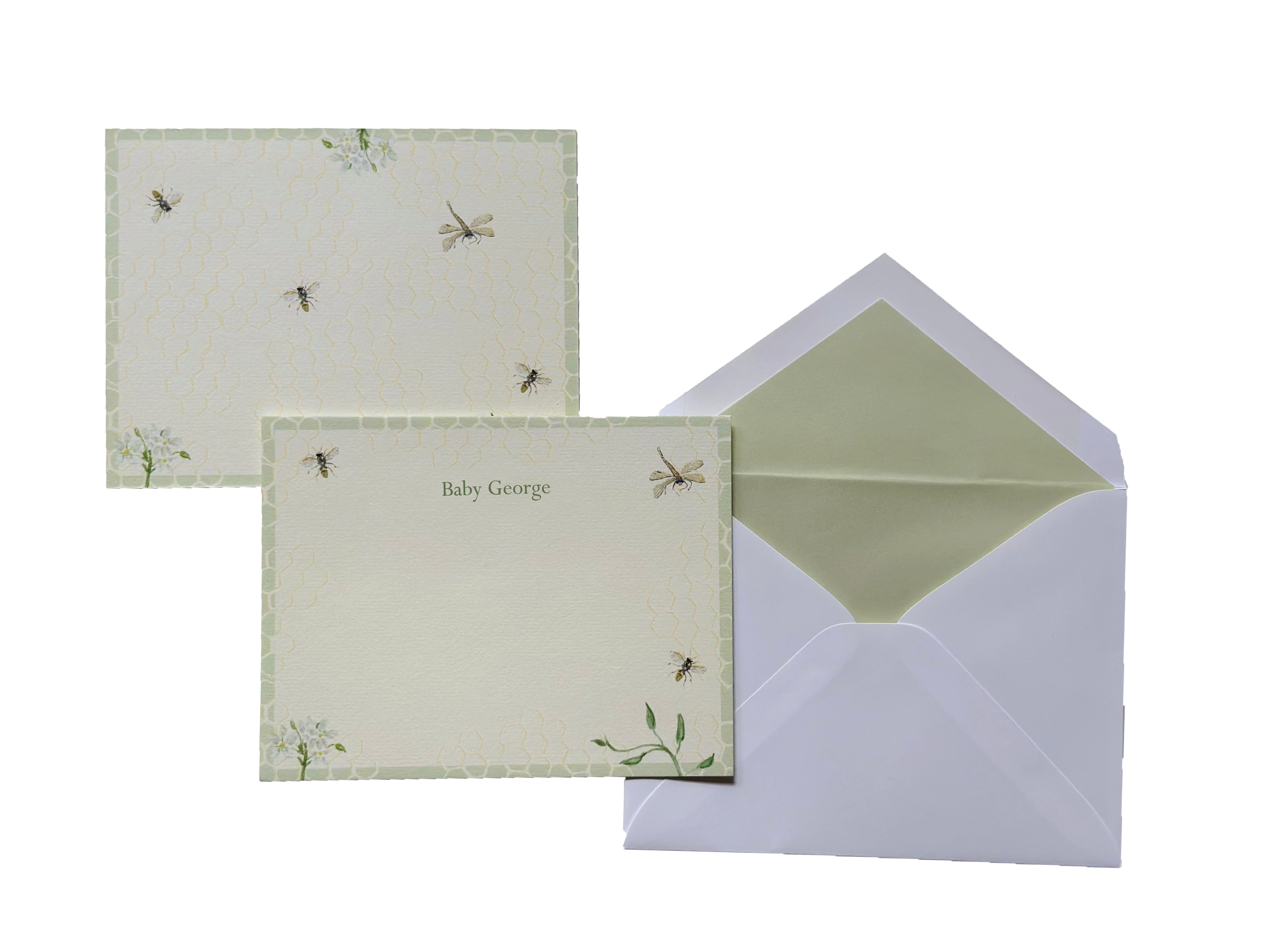 Honey Bee Stationery Set