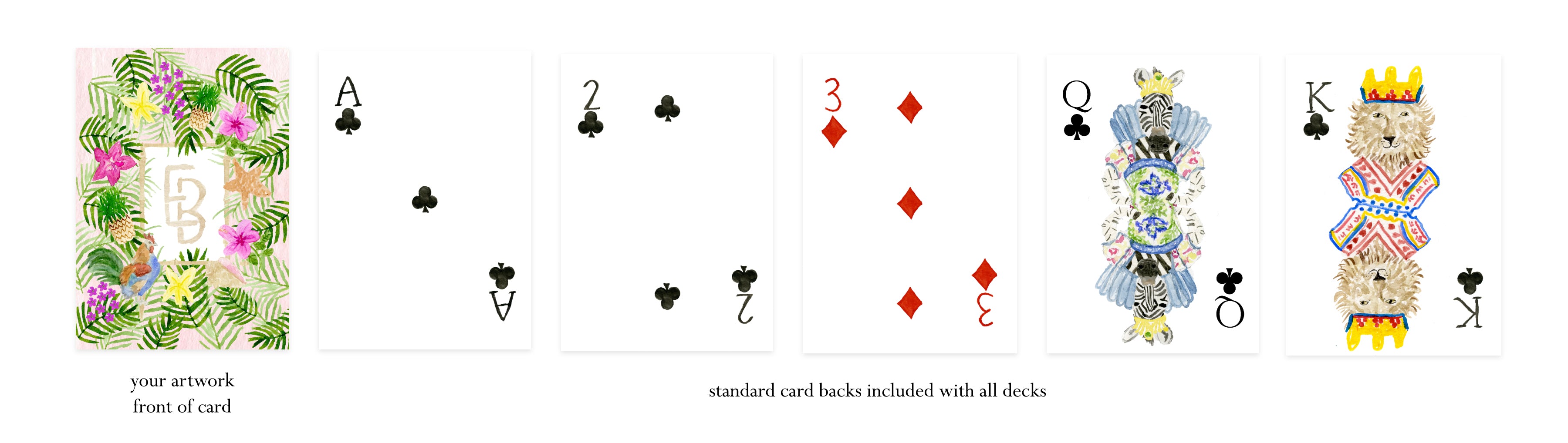 (your art) Custom Deck of Playing Cards
