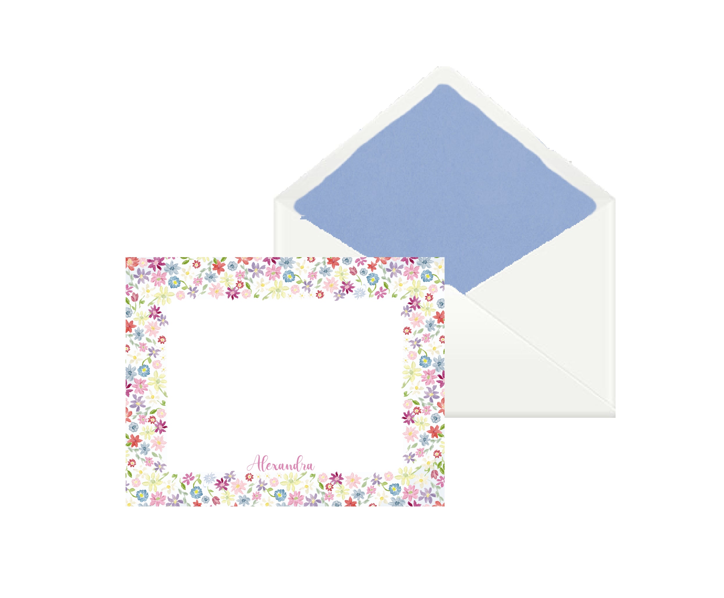 Whimsy Floral Stationery Set