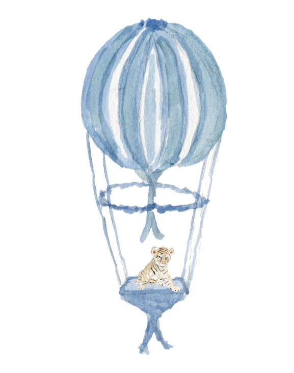 Hot Air Balloon Print