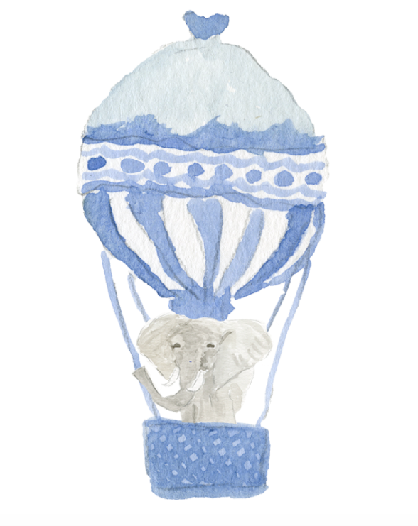 Hot Air Balloon Print