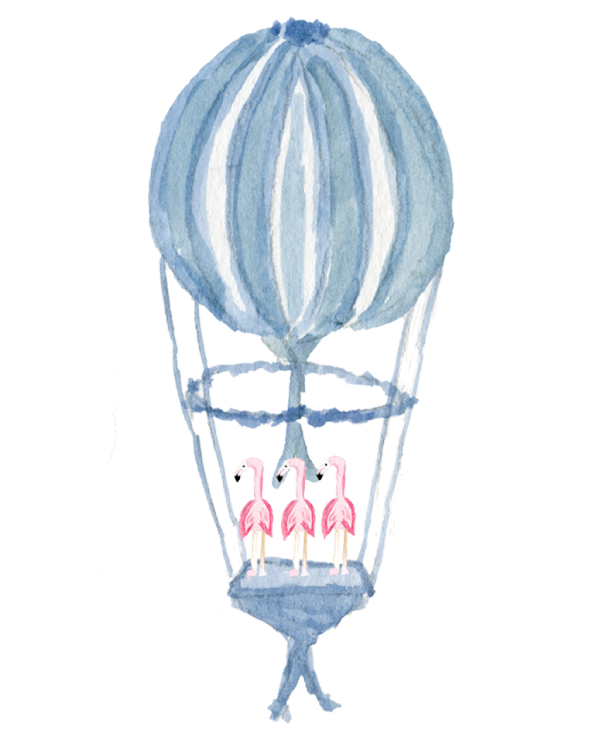 Hot Air Balloon Print