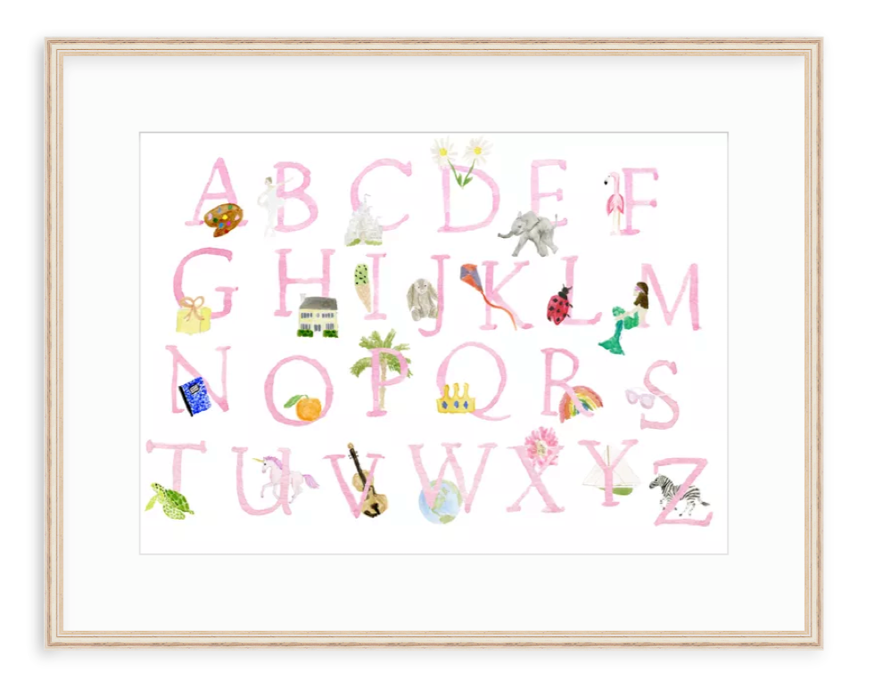 Whimsical Alphabet Print