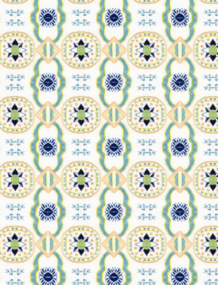 Tile Gift Wrap Collection