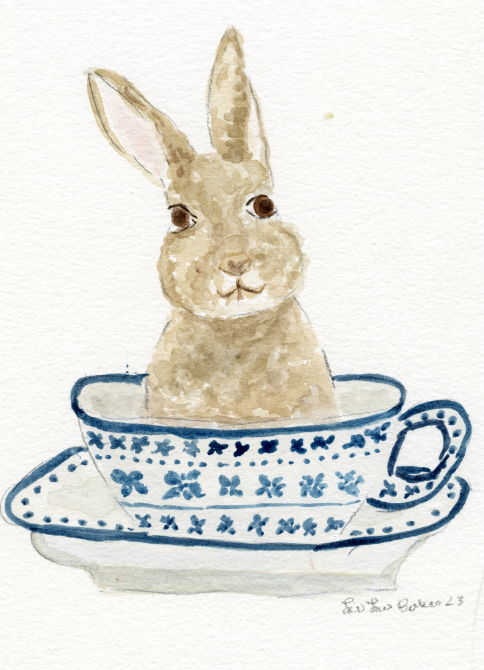 Original Bunny in Tea Cup