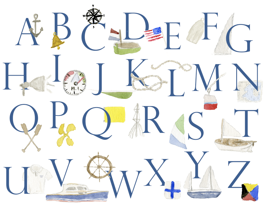 Nautical Stationery Set