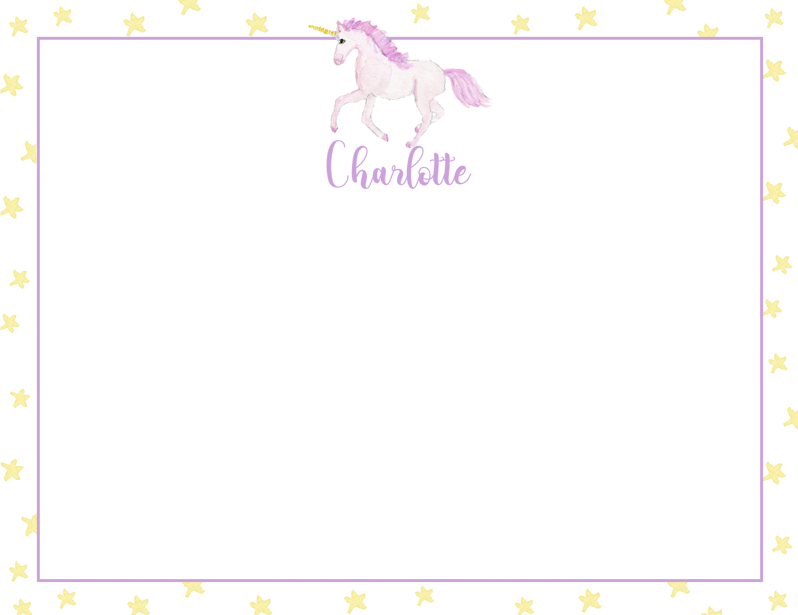 Unicorn Stationery Set