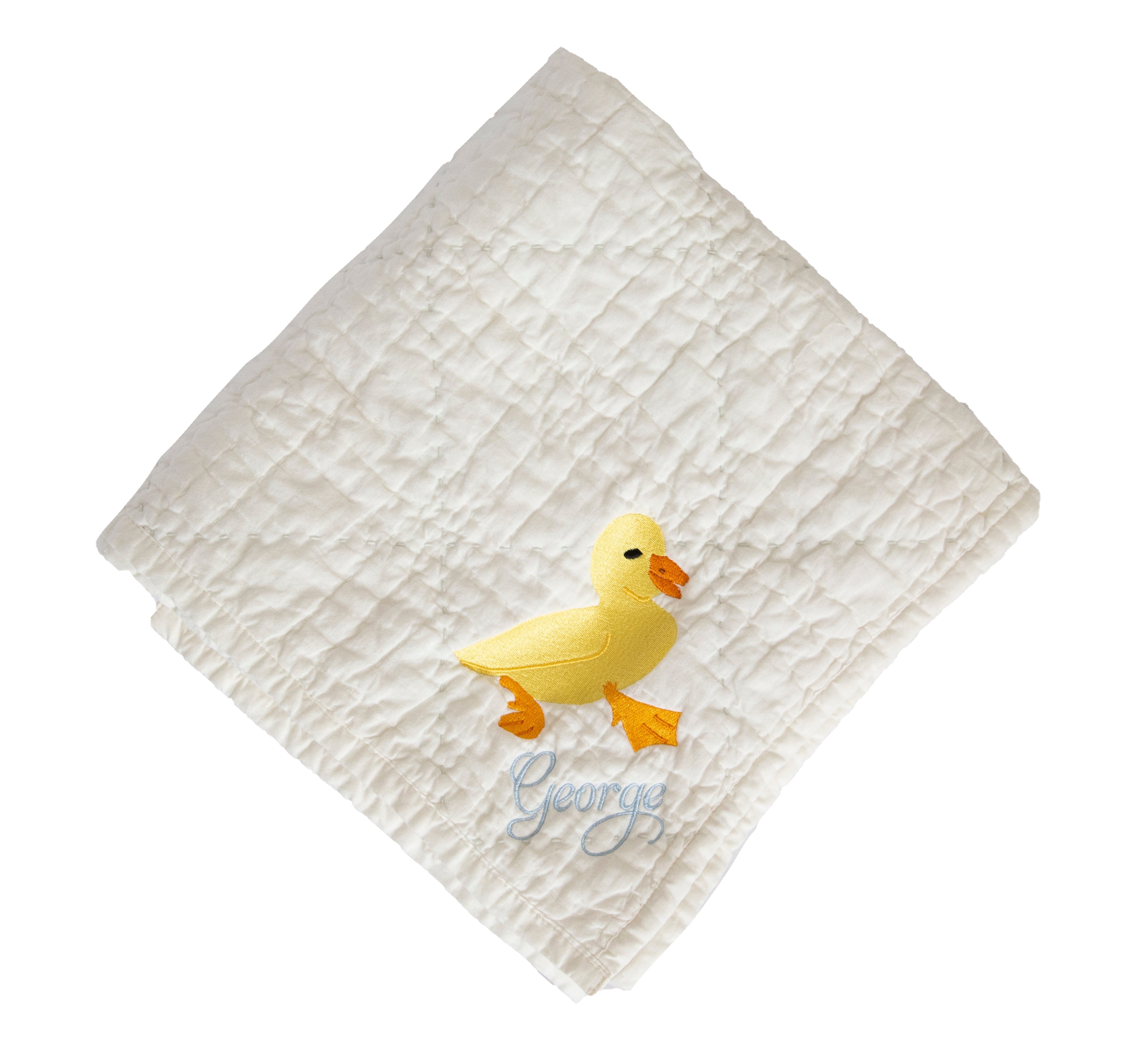 Yellow duck best sale baby blanket