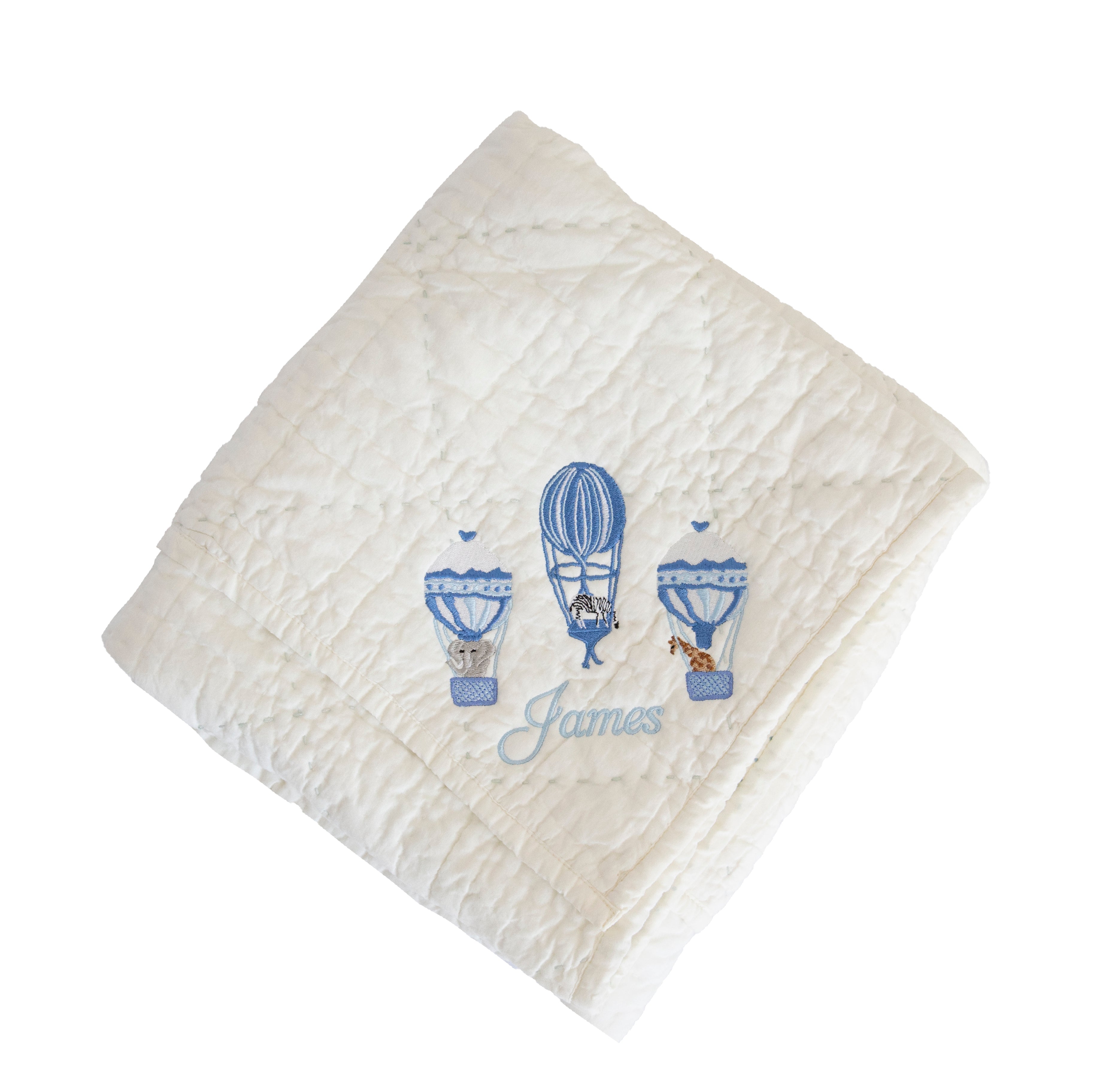 Hot Air Balloon Baby Blanket