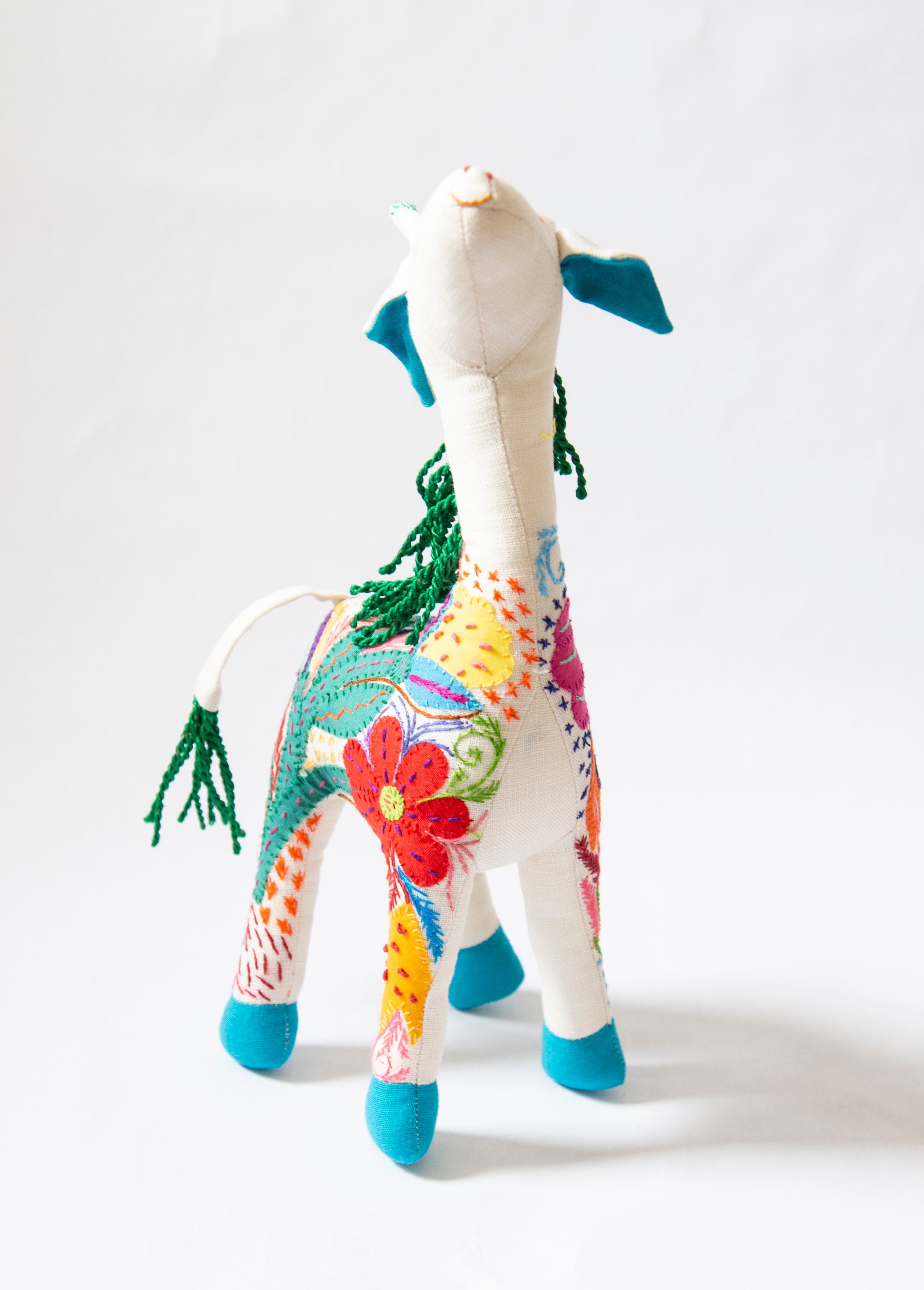 Small Hand Stiched Stuffed Giraffe