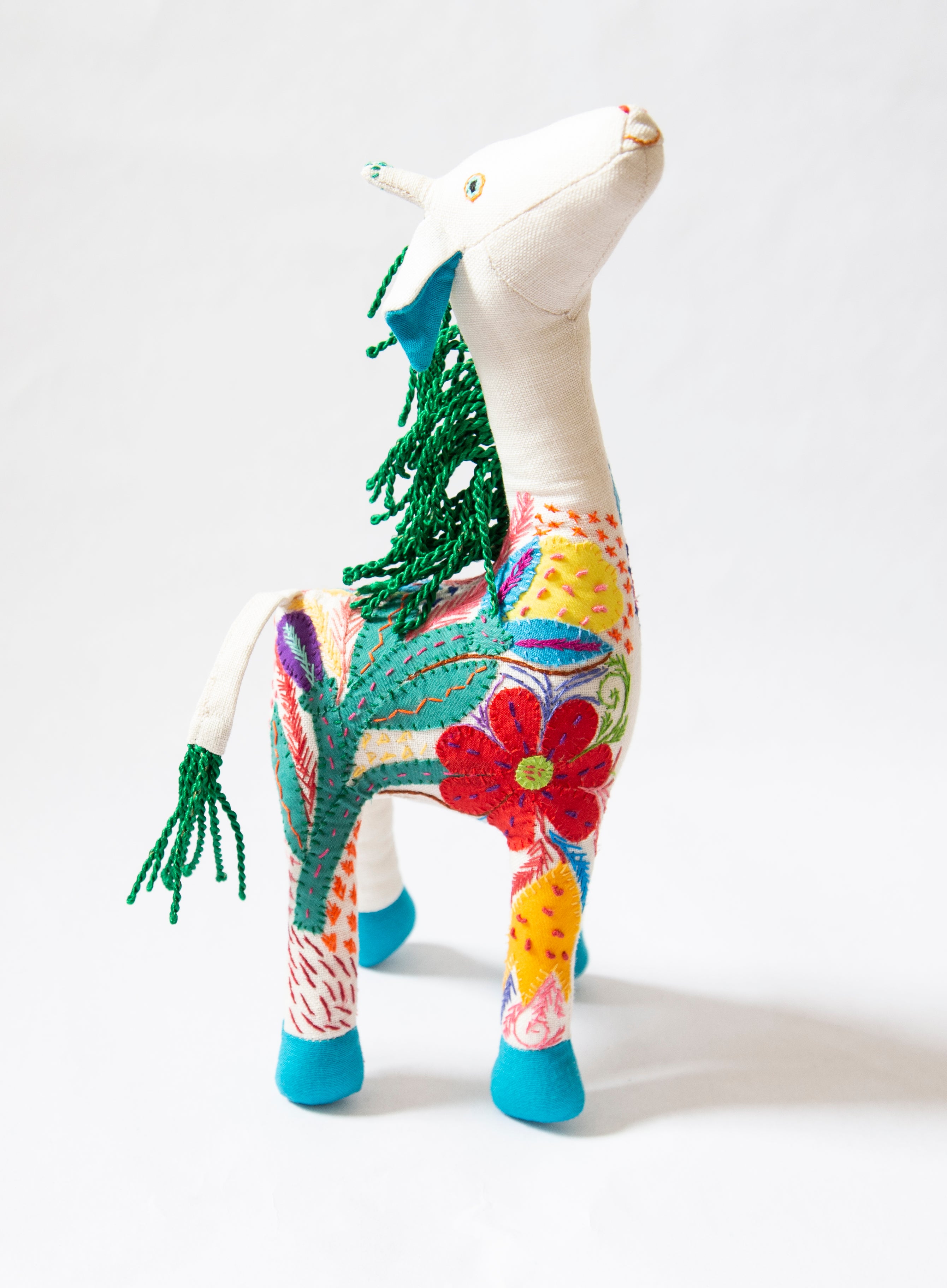 Small Hand Stiched Stuffed Giraffe