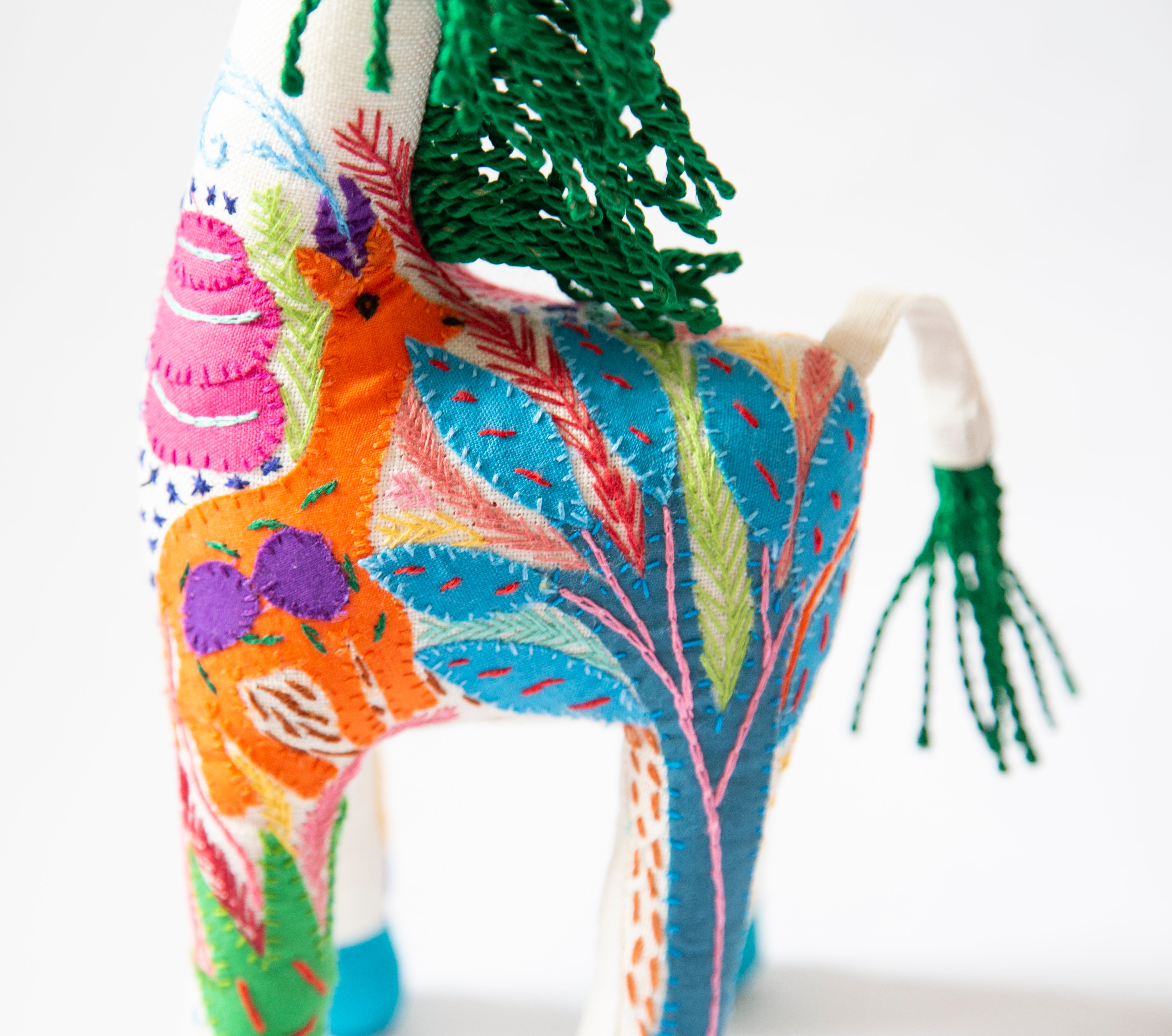 Small Hand Stiched Stuffed Giraffe