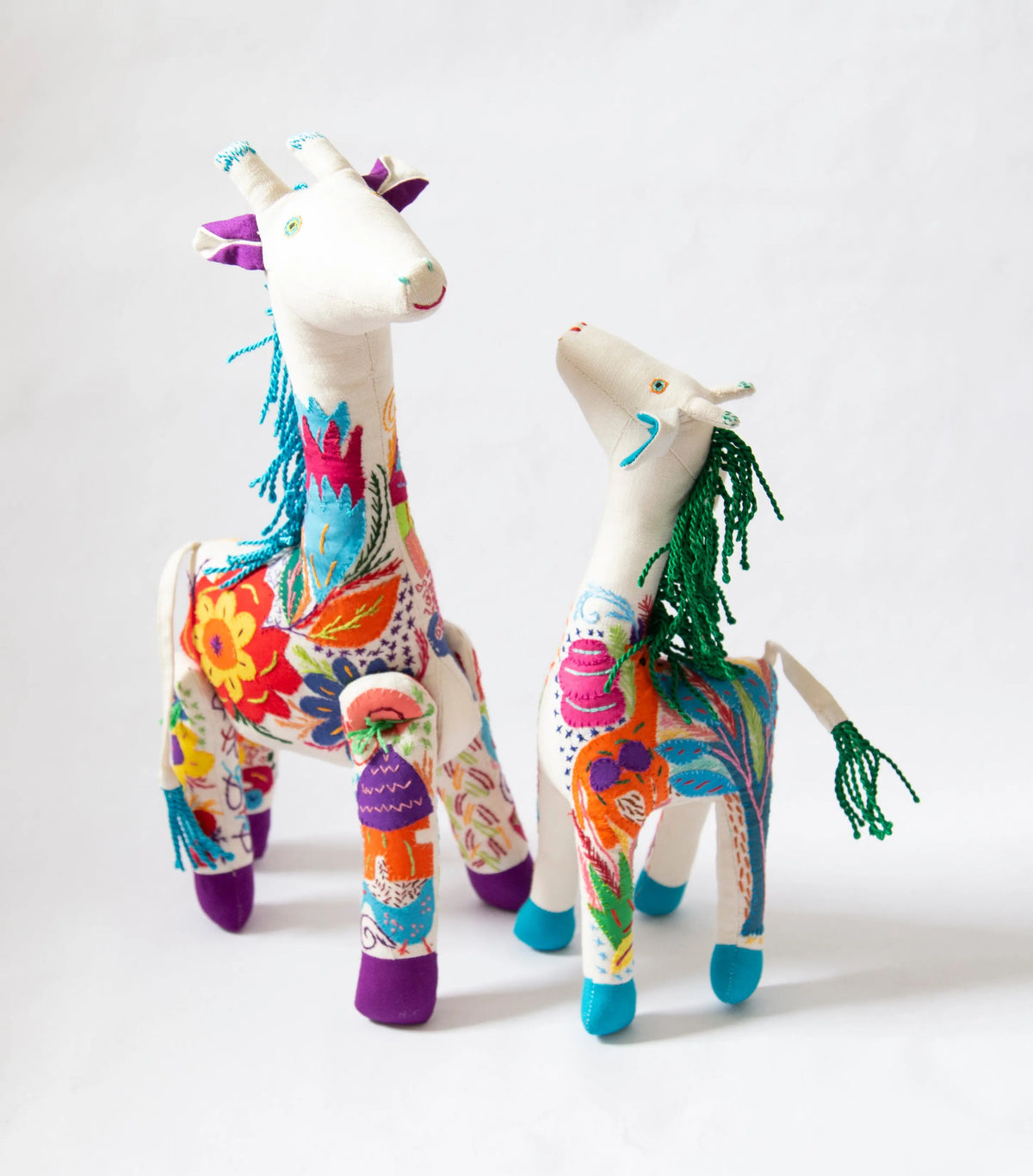 Large Hand Stitched Giraffe