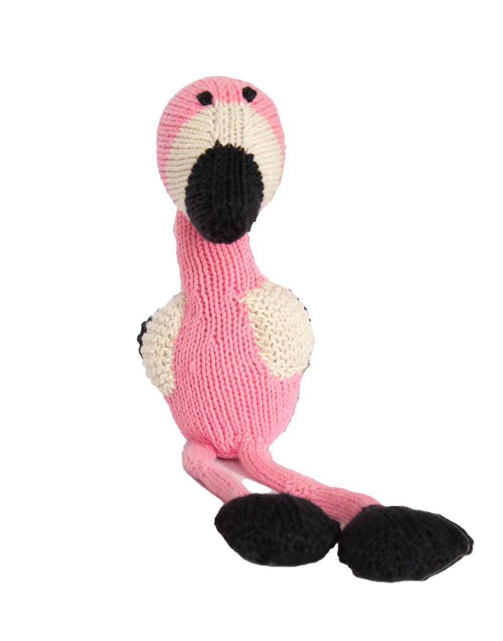 Hand Knit Flamingo
