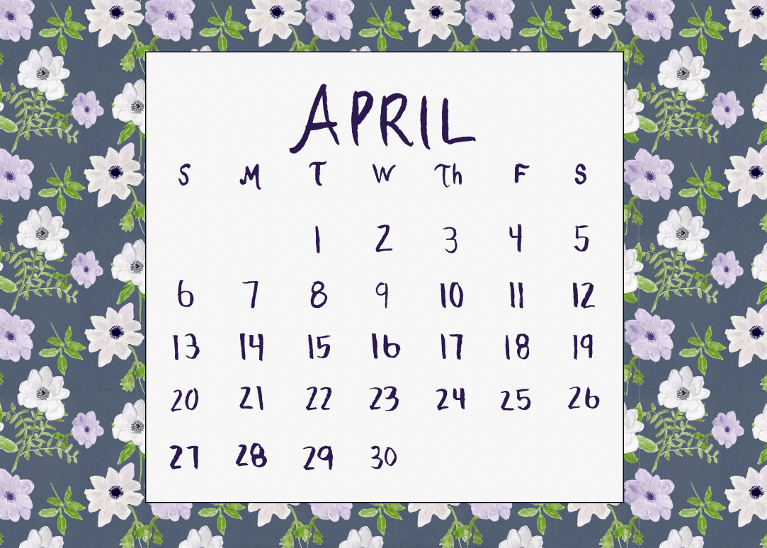 2025 Floral Calendar