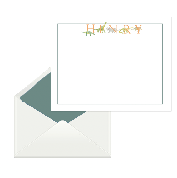 Dinosaur Letter Stationery Set