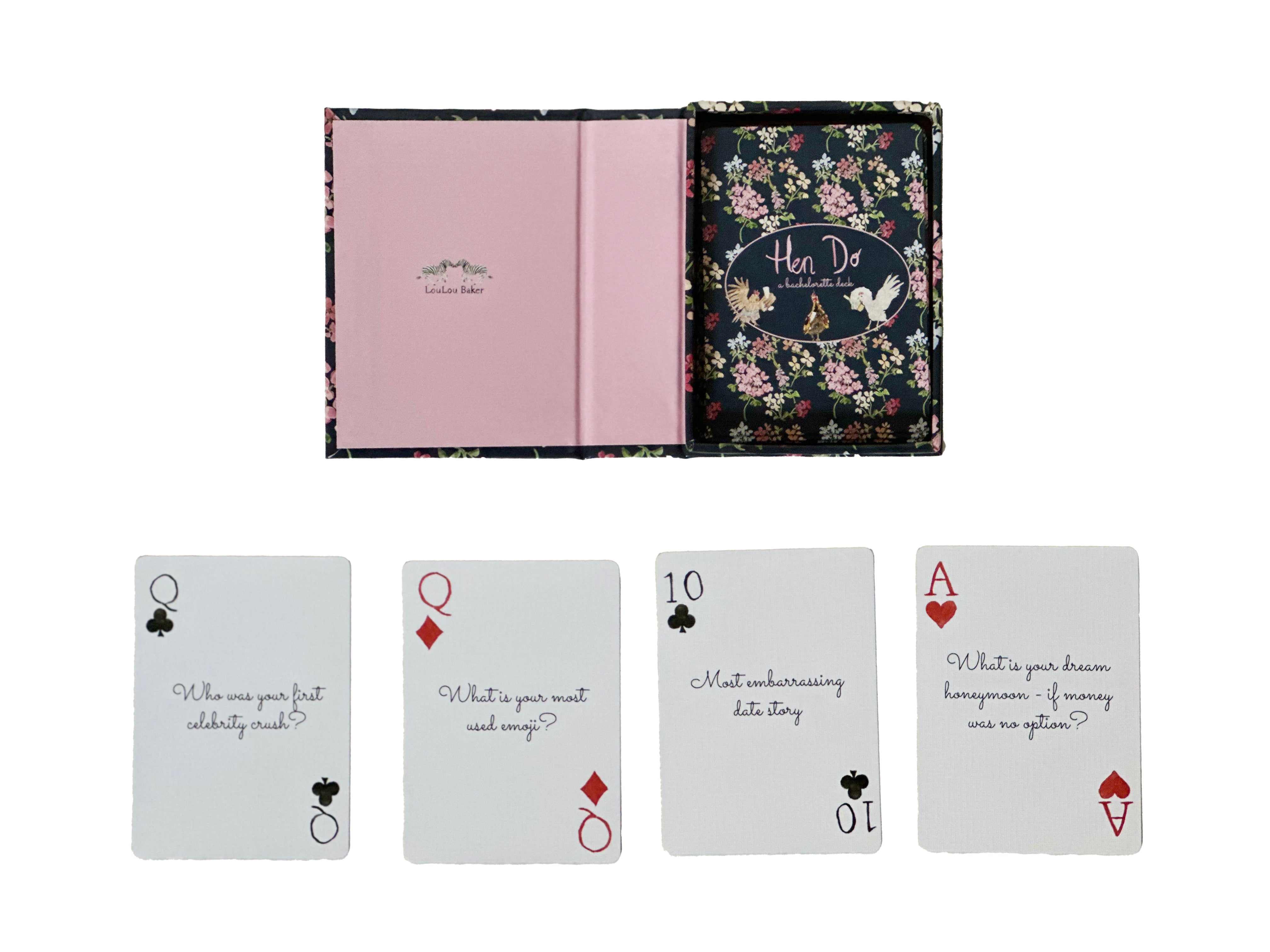 Hen Do Bachelorette Playing Cards