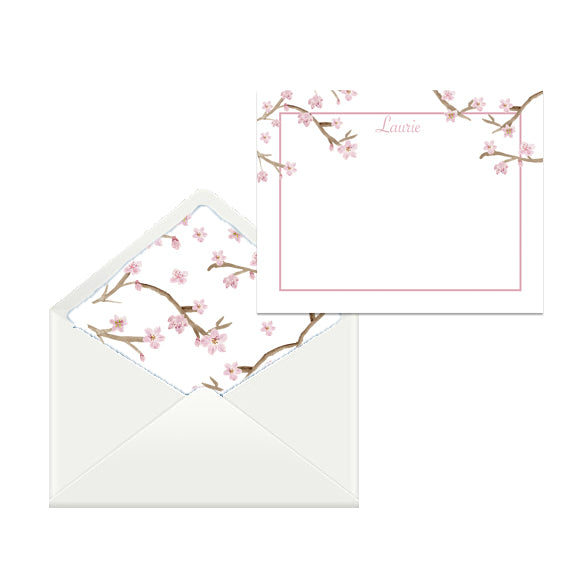 Cherry Blossom Stationery