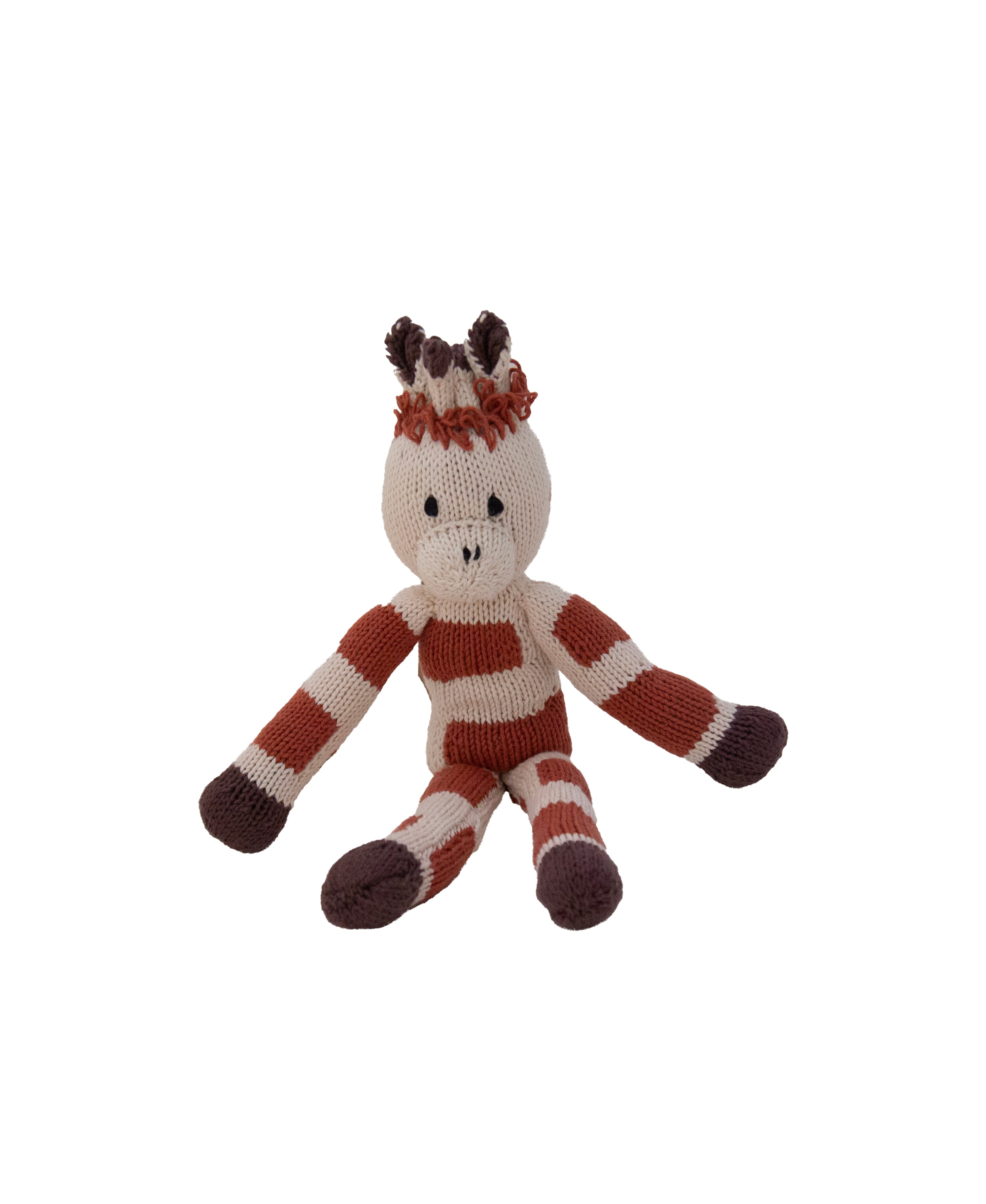 Hand Knit Giraffe