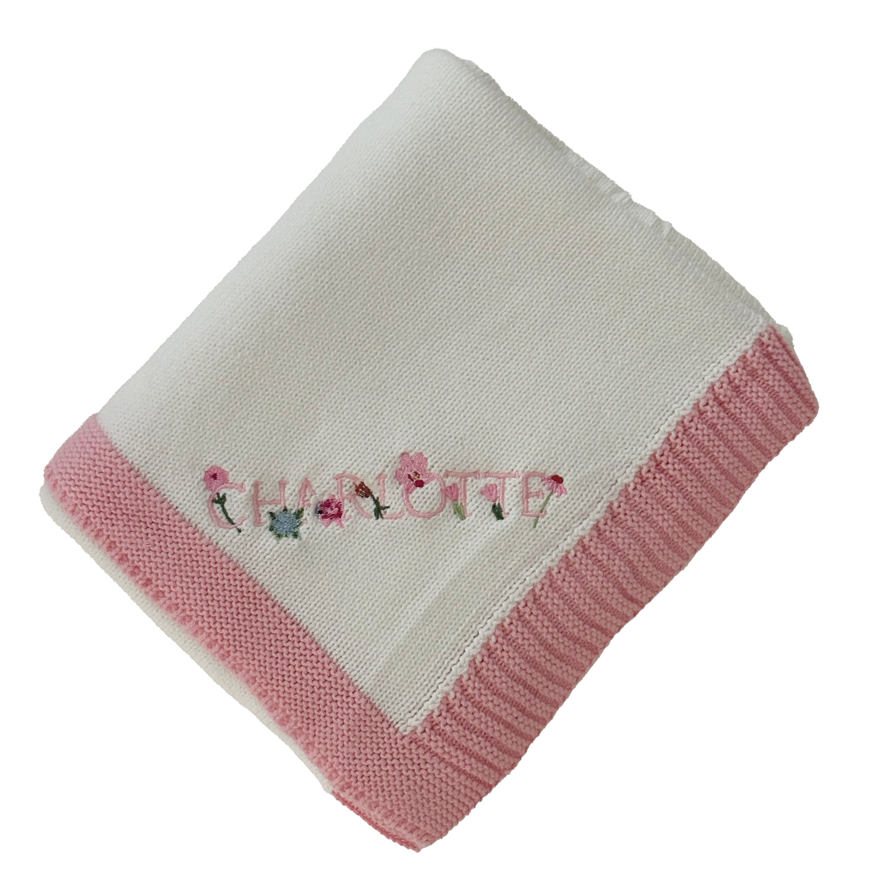 Monogram Alphabet Blanket