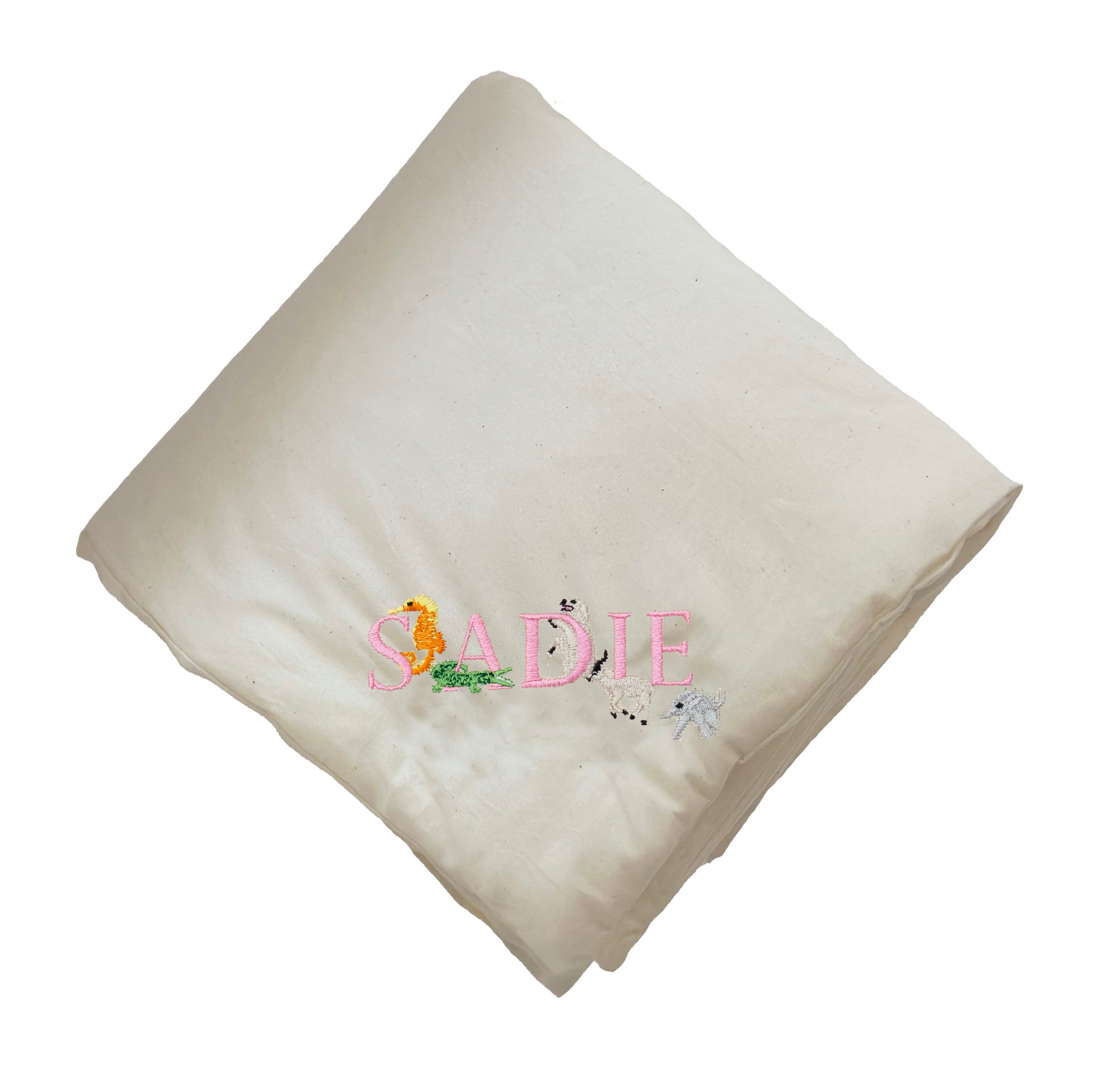 Animal Letter Baby Blanket