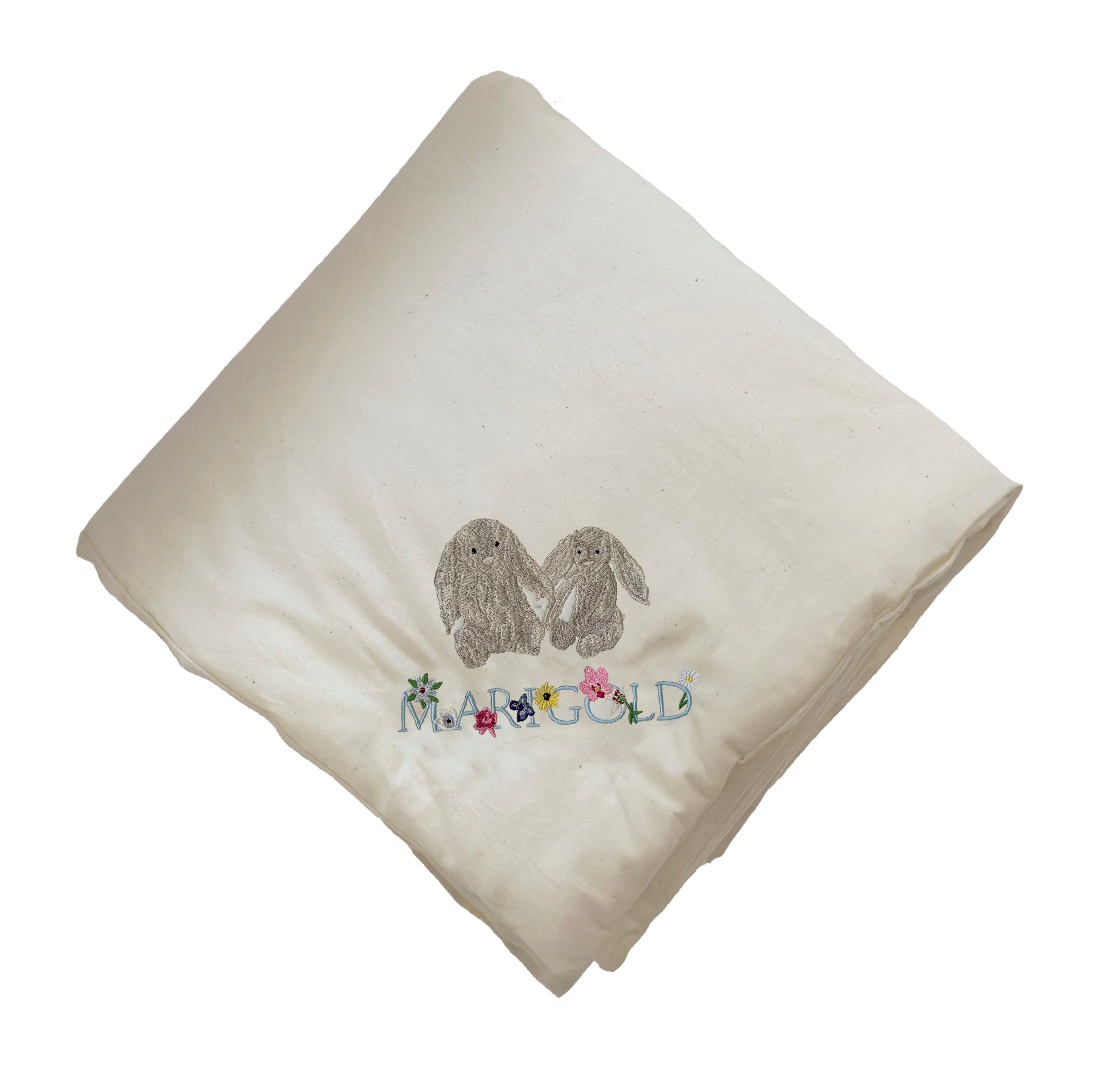 Animal & Floral Letter Blanket