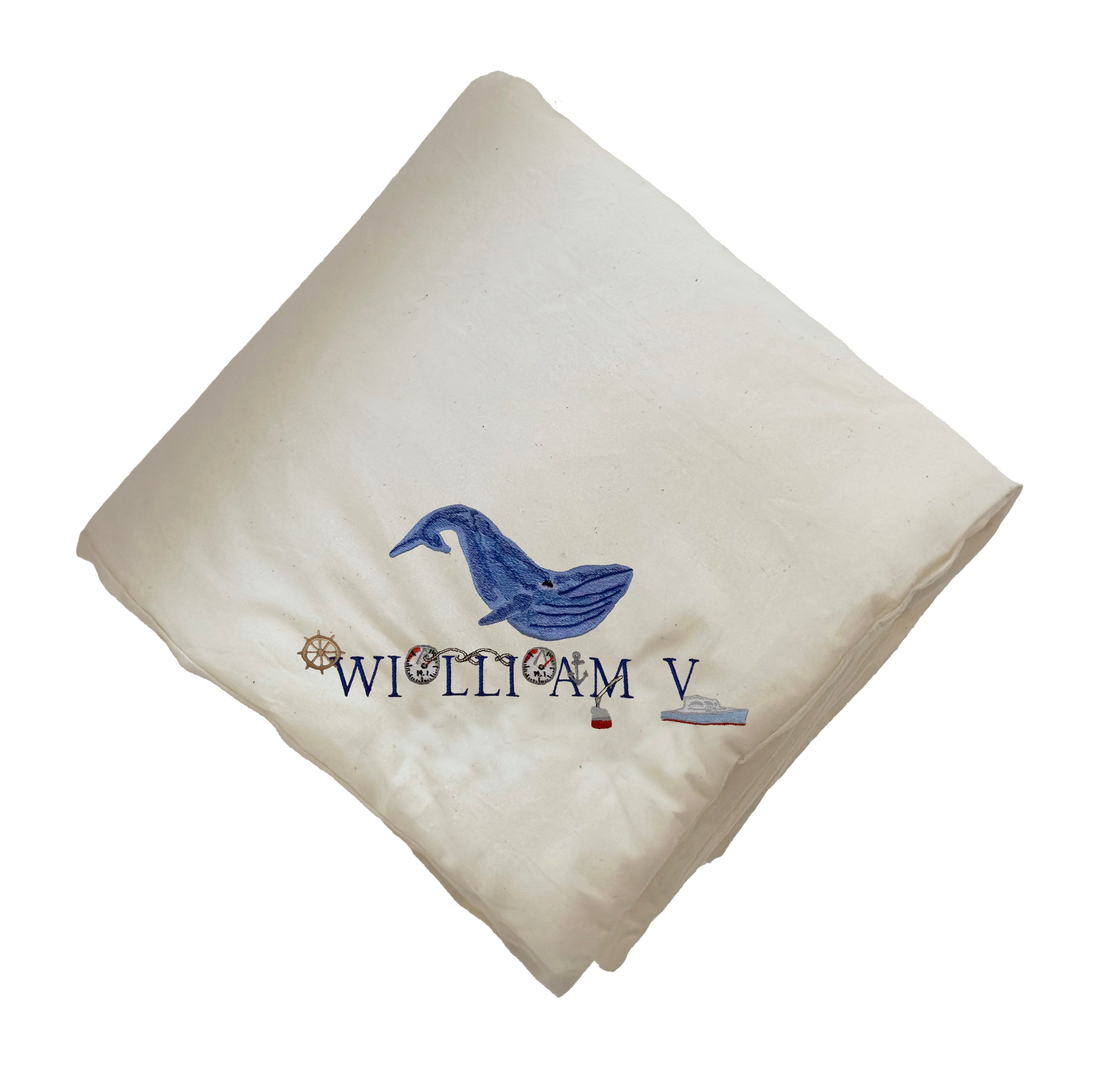 Nautical Alphabet Blanket