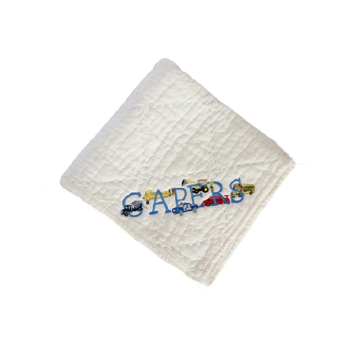 Vehicle Alphabet Baby Blanket