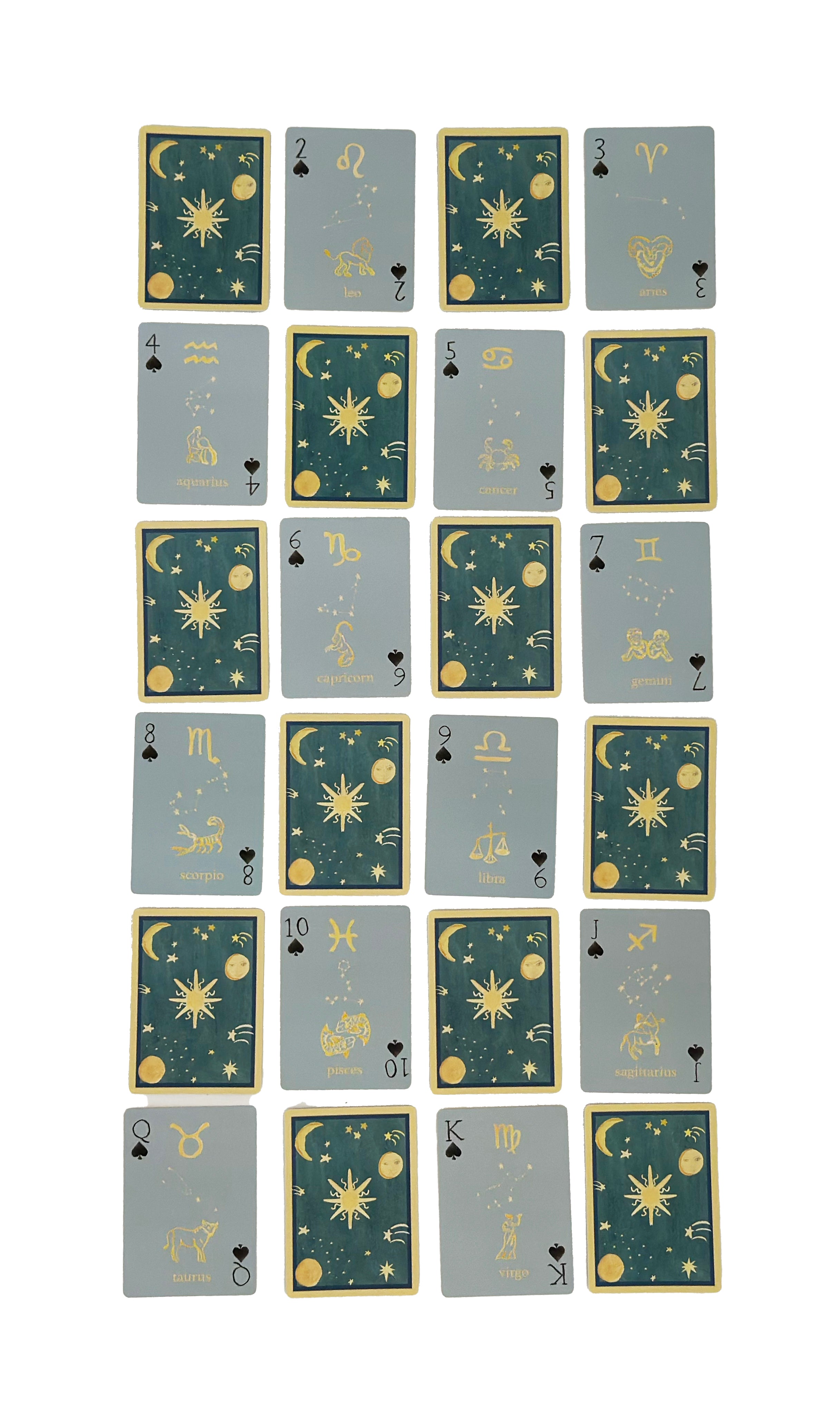 Zodiac Playing Cards