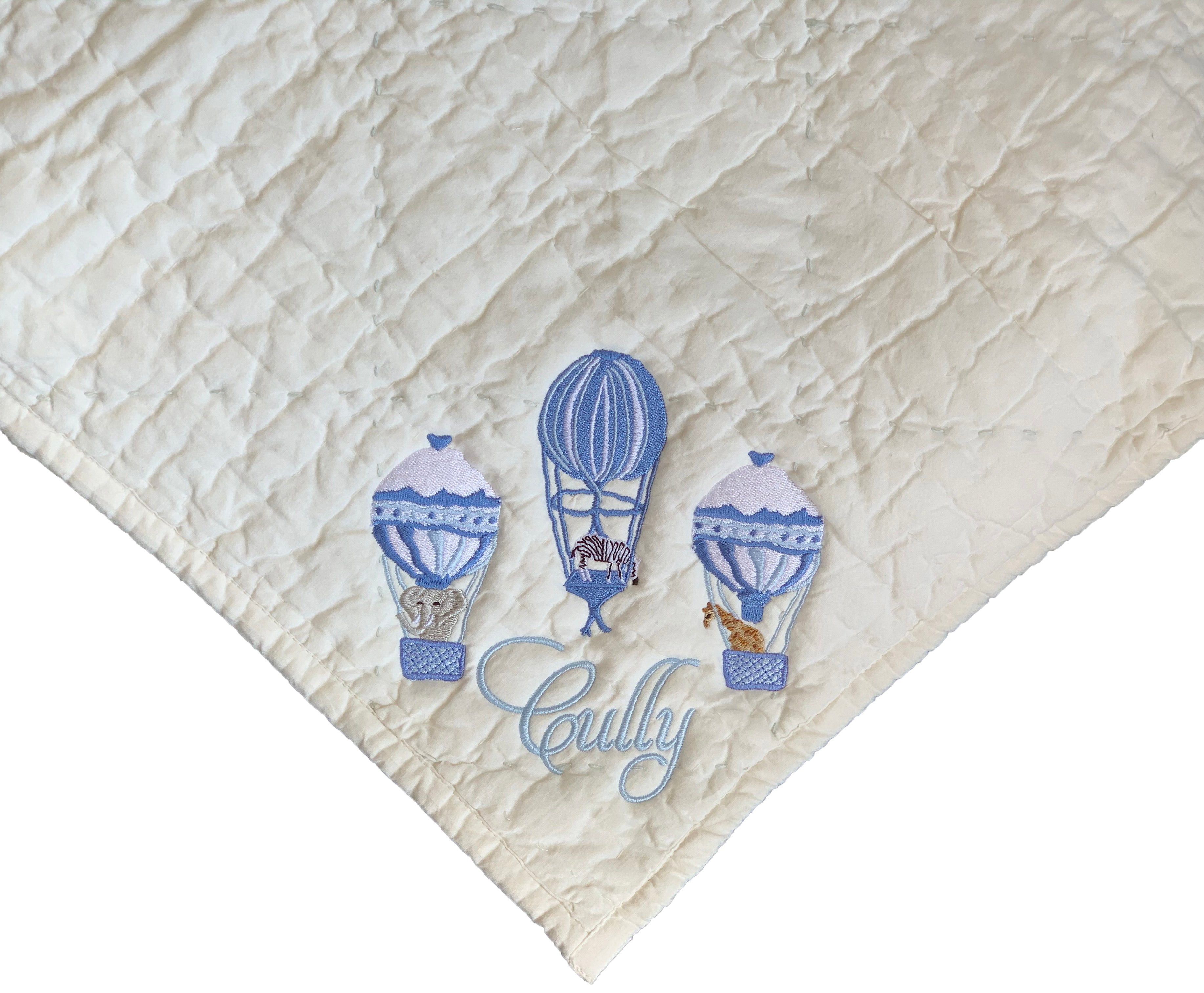 Hot Air Balloon Baby Blanket