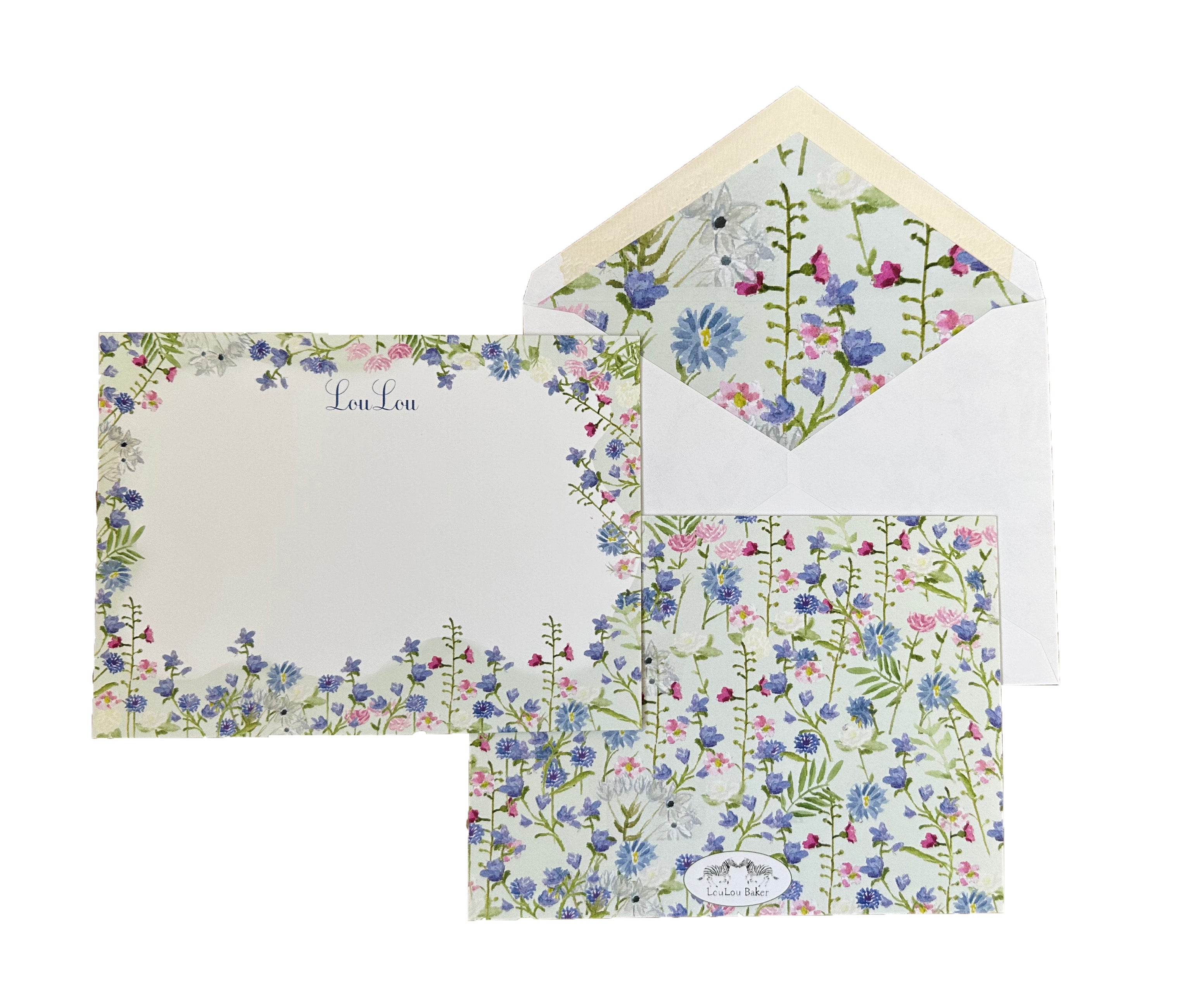 English Garden Stationery Set