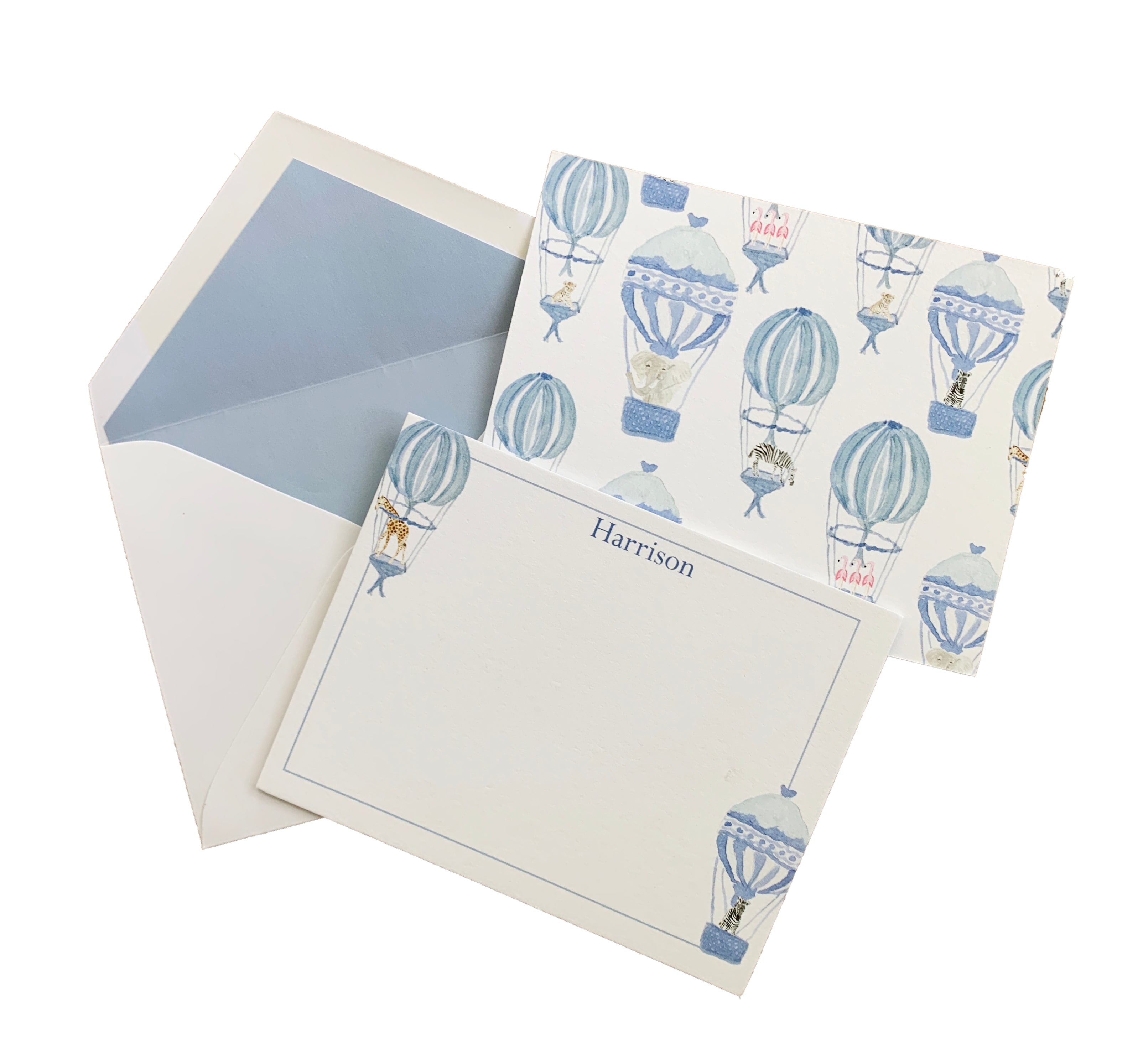 Hot Air Balloon Stationery Set