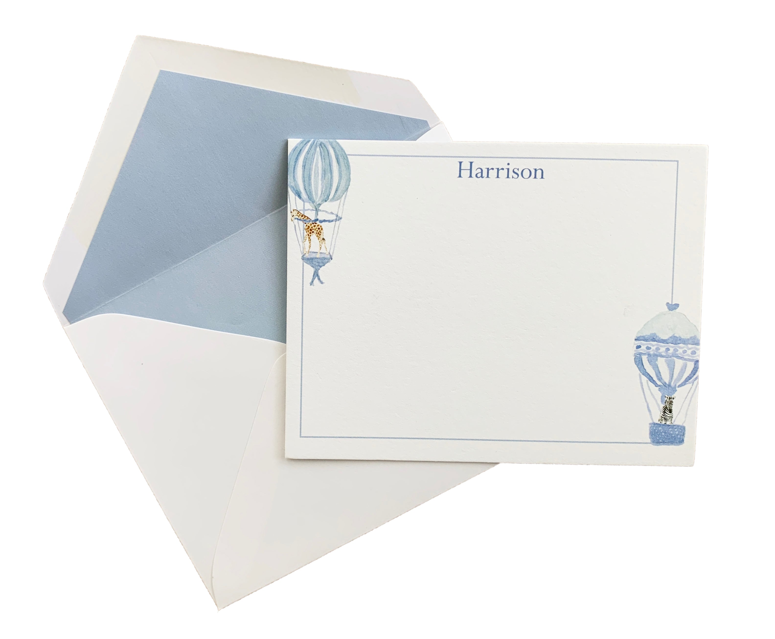 Hot Air Balloon Stationery Set