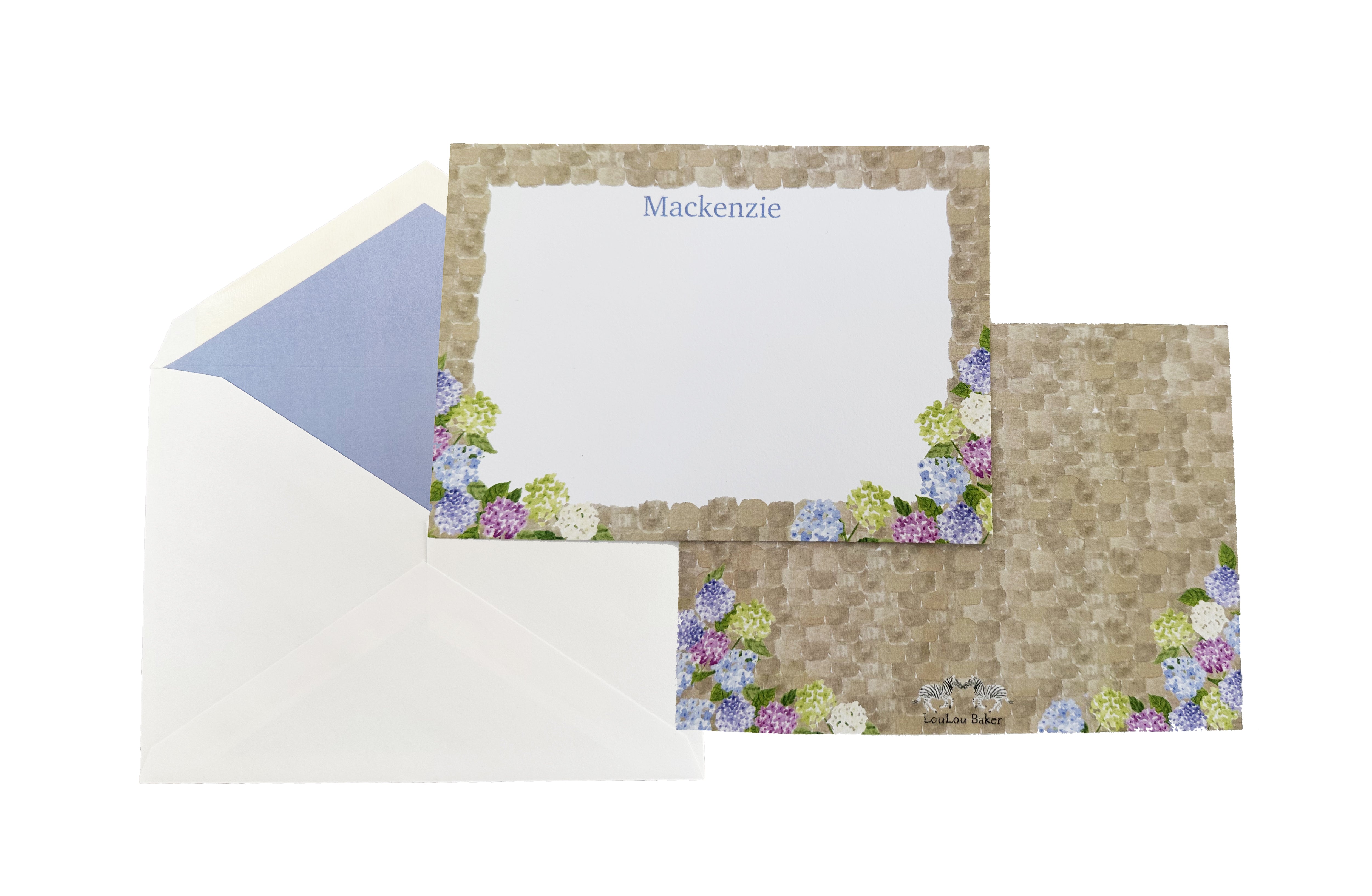 Hydrangea Stationery Set