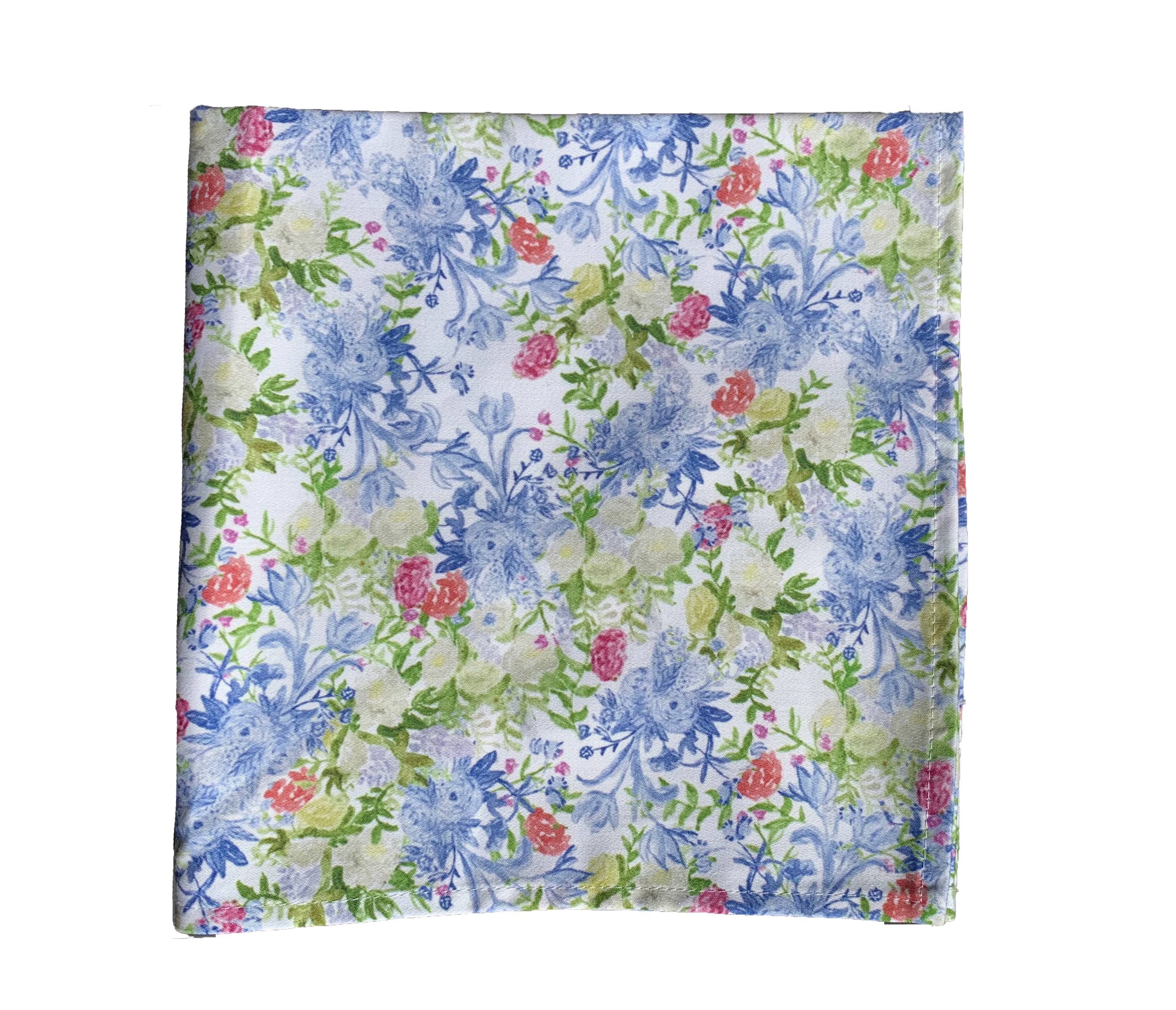 Blue Floral Chintz Napkins