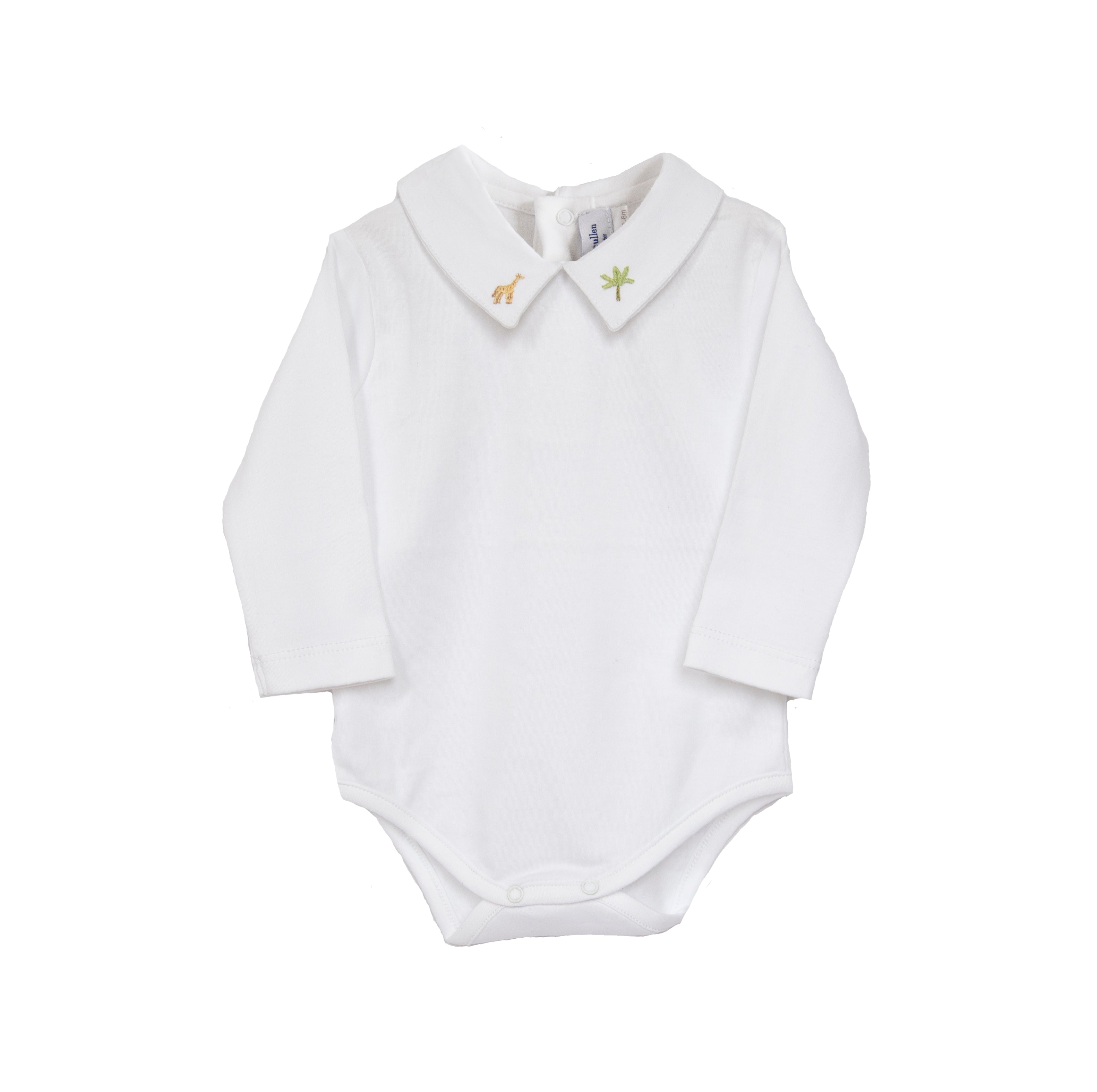 Out of Africa Shirt Collar Onesie