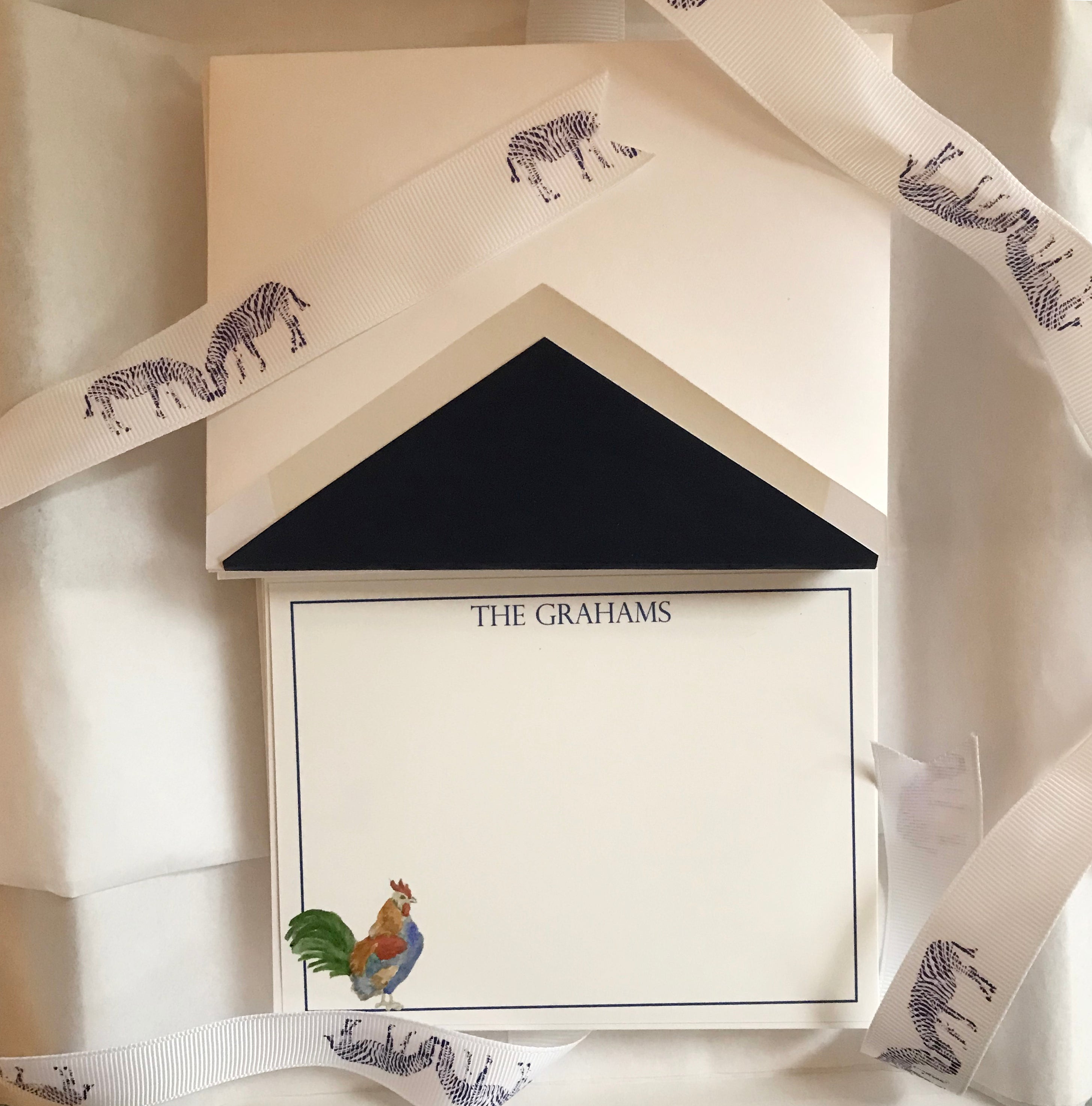 Rooster Stationery Set