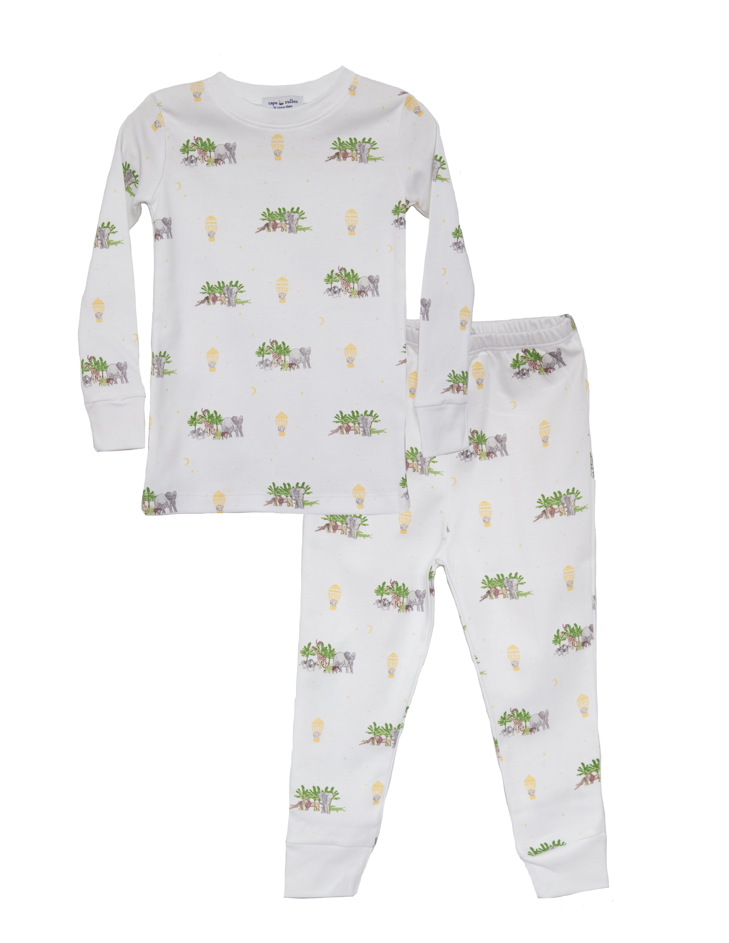 Out of Africa Pima Two Piece Pajama Set